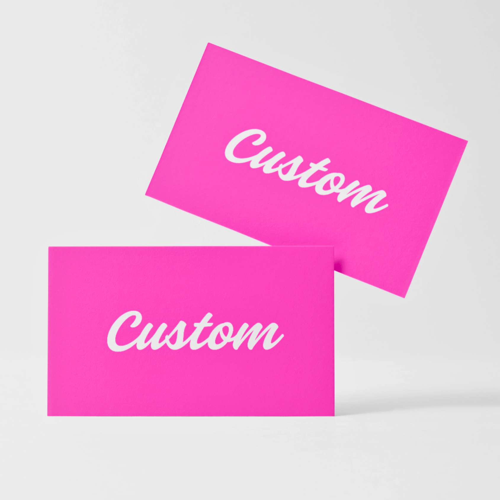 CUSTOM Design Business Cards - Double Sided Glossy, 15pt., Full Color, Round Edge Option - 1112325