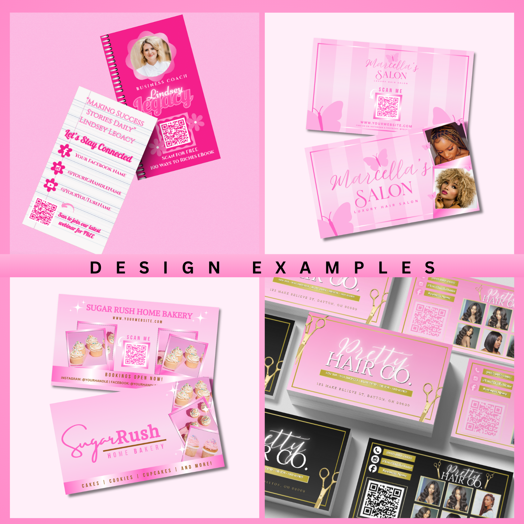 CUSTOM Design Business Cards - Double Sided Glossy, 15pt., Full Color, Round Edge Option - 1112325