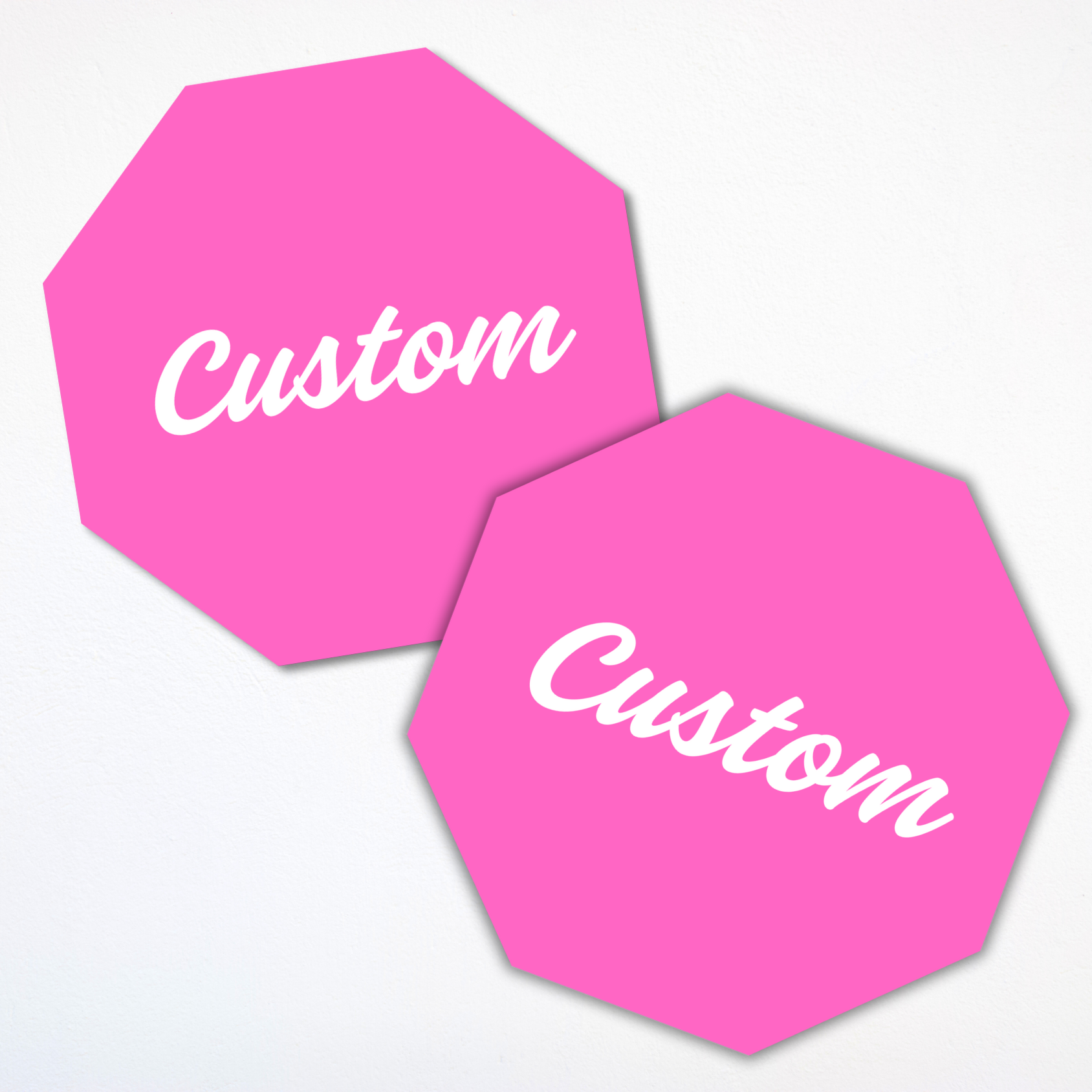 Any Shape Business Cards - Laminated - Double Sided - up to 3.15 inches in size - 112725