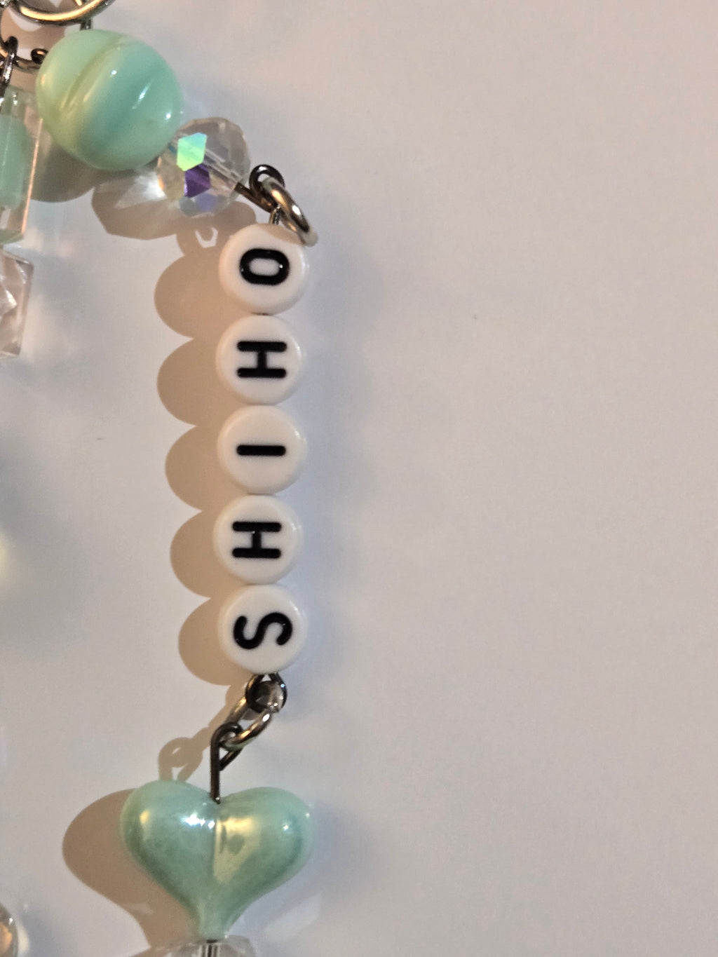 Custom Beaded Keychain with Name for Bags & Ita Bags