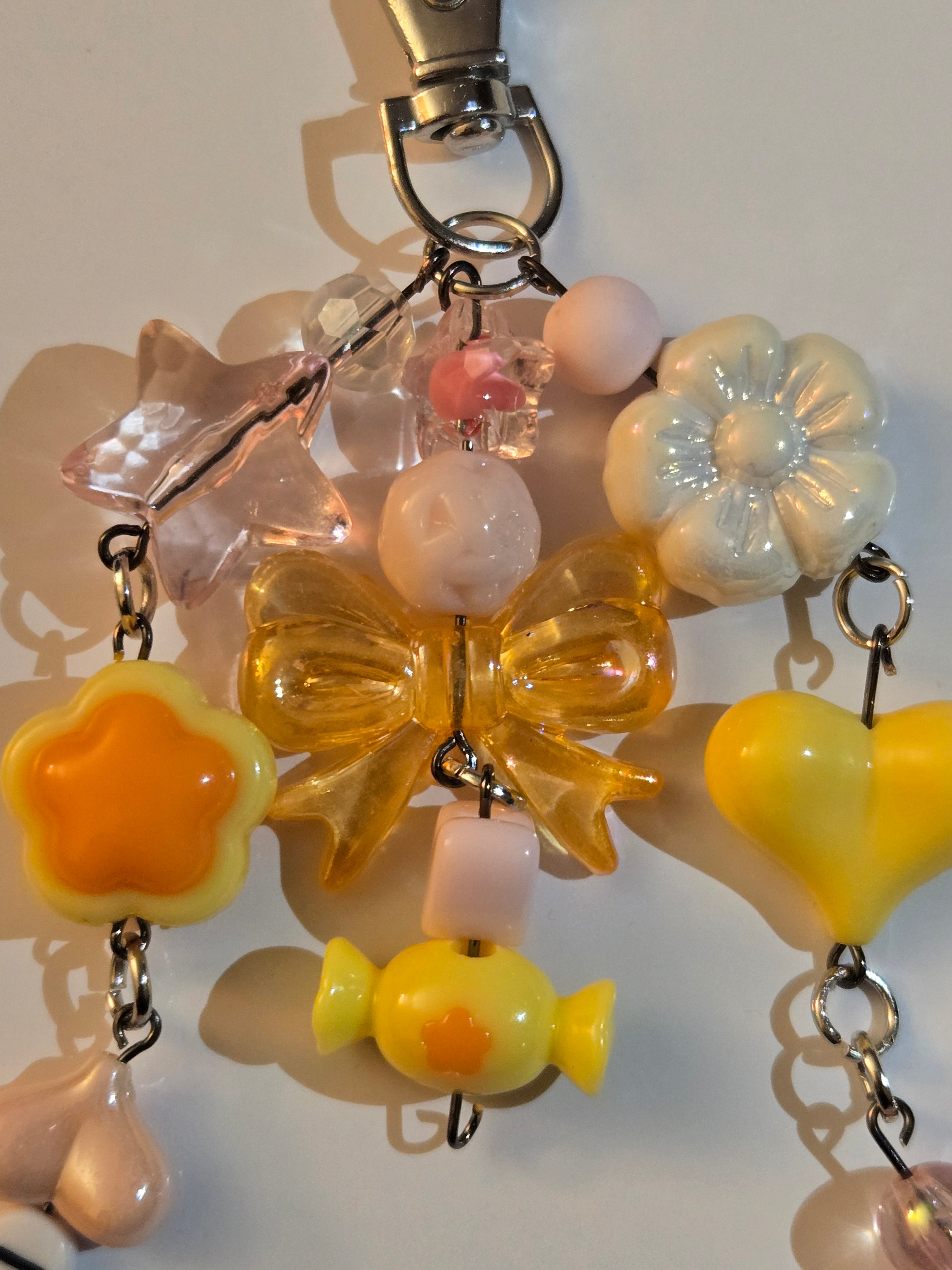 Custom Beaded Keychain with Name for Bags & Ita Bags